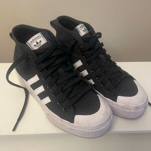 Adidas Nizzo high top sneakers- size 7.5- good condition- lightly worn